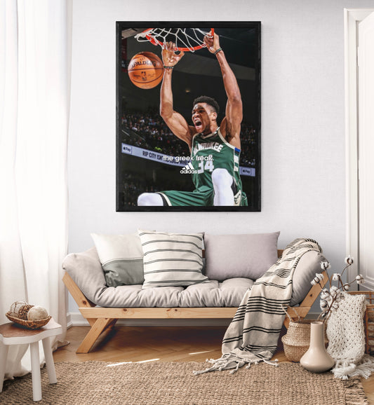 Giannis Antetokounmpo Poster Print