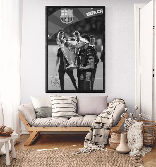 Neymar Jr Poster Print (B&W Edition)