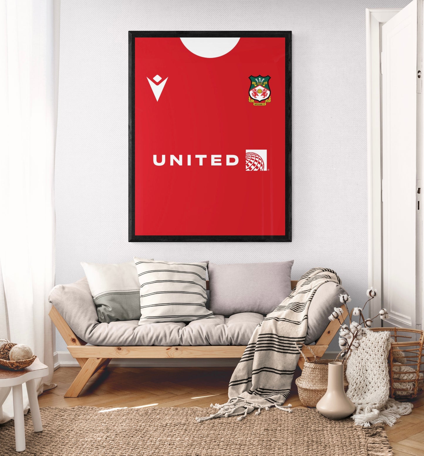 Wrexham AFC Jersey Poster Print