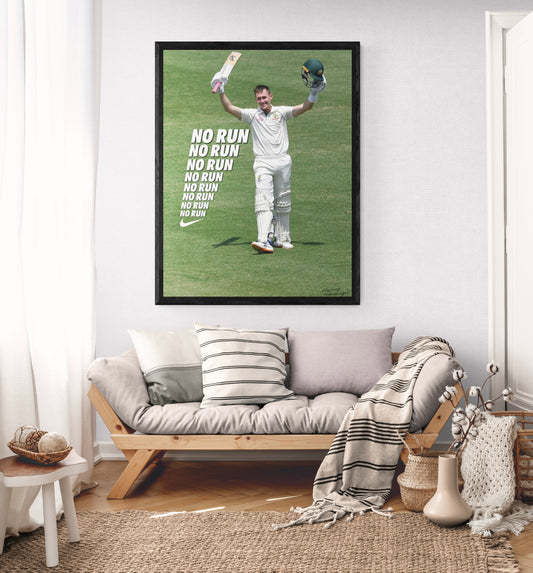 Marnus Labuschagne "No Run" Poster Print (Classic Edition)